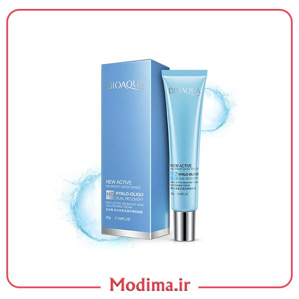 کرم دور چشم یخ هیالورونیک اسید بیوآکوا 20گرمی 💙