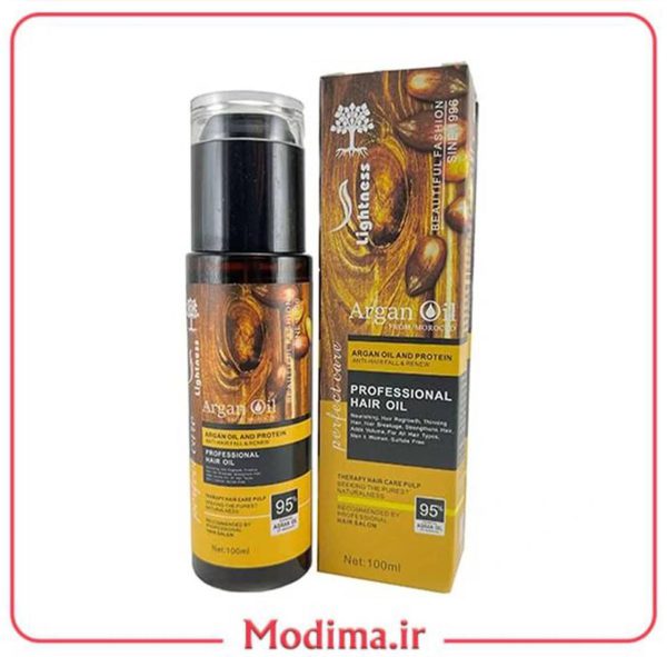 معرفی سرم مو ارگان لایتنس بدون سولفات 100ML
