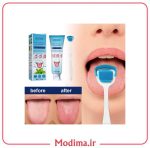 زبان شور و ژل ایلهو ( مسواک زبان ) 👅🩵 - تصویر 2