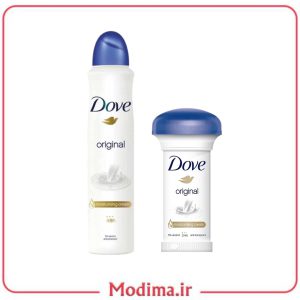 ست 2 عددی مام و اسپری ضد تعریق Dove رایحه اورجینال💙