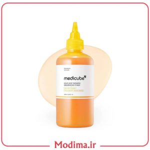تونر روشنکننده کوجیک اسید و زردچوبه مدیکیوب (Medicube Kojic Acid Turmeric Toner) حجم 250 میلیلیتر