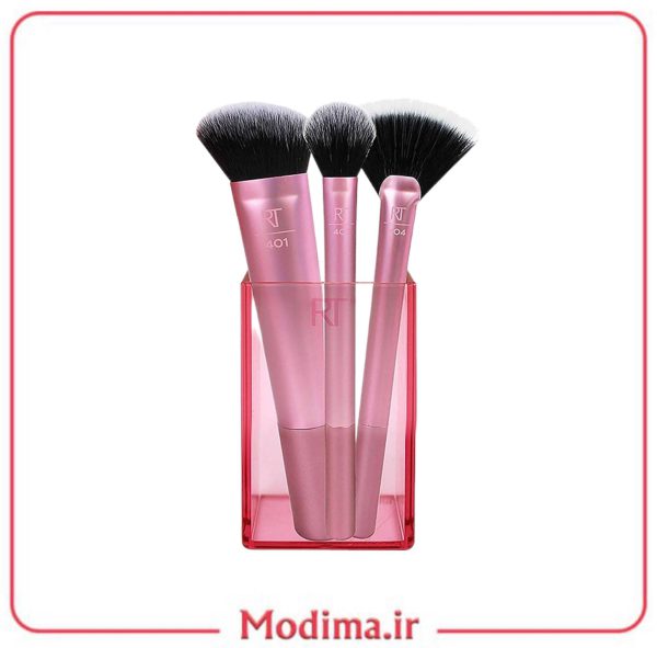 ست براش 3 عددی ریل تکنیک همراه استند real techniques 🩷